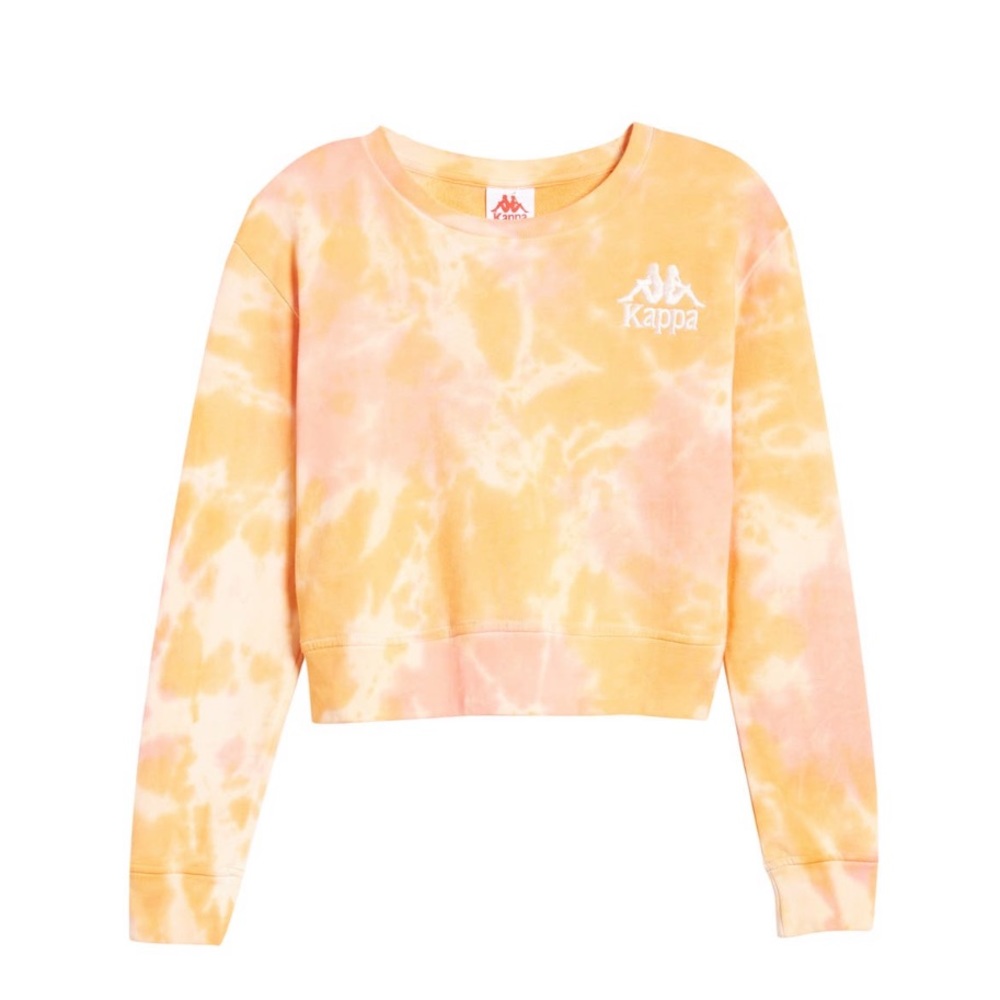 Kappa Active Catros Tie Dye Crop Sweatshirt